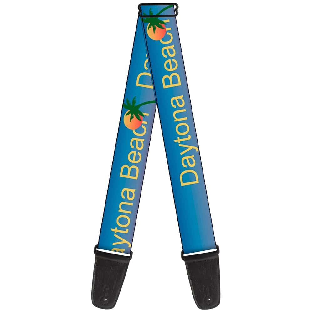 Correa de guitarra Buckle-Down Dayton Beach Script Sun Palm