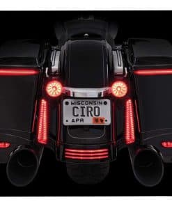 Luces LED Bag Blades Ciro, para modelos Harley FLHT FLTR