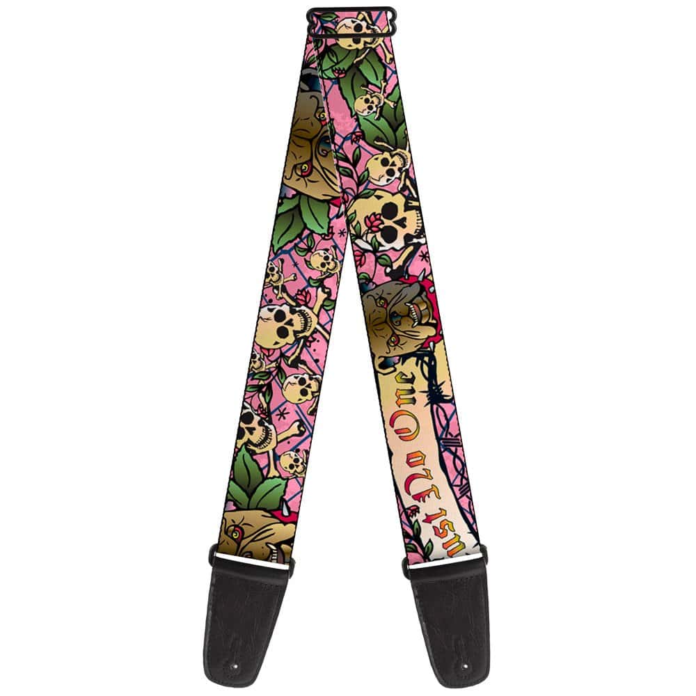 Correa de Guitarra Buckle-Down Trust No One Rosa de 2