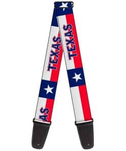Correa de guitarra Buckle-Down Bandera de Texas 2 pulgadas