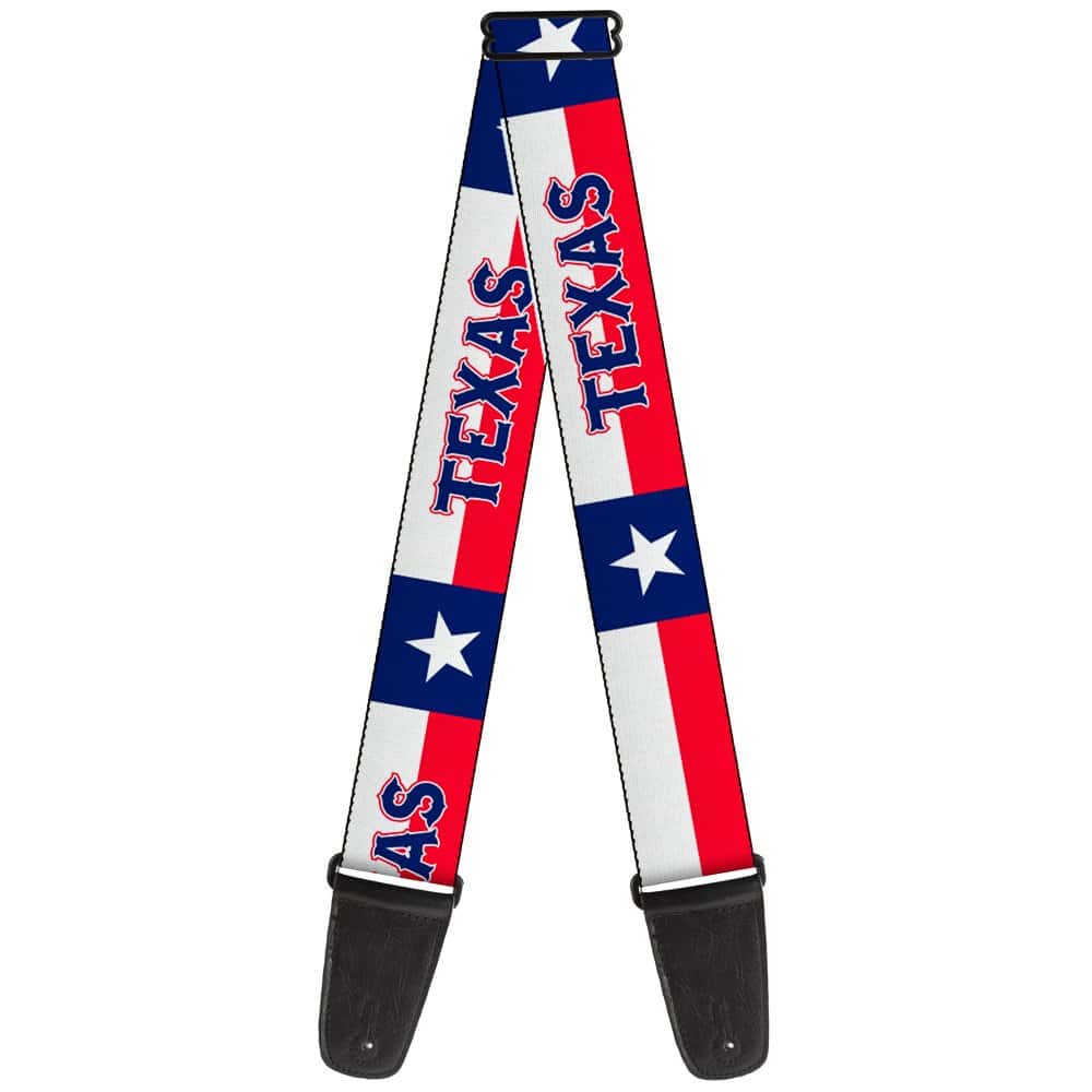 Correa de guitarra Buckle-Down Bandera de Texas 2 pulgadas