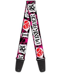 Correa de guitarra Buckle-Down I Heart Punk Rock Safety
