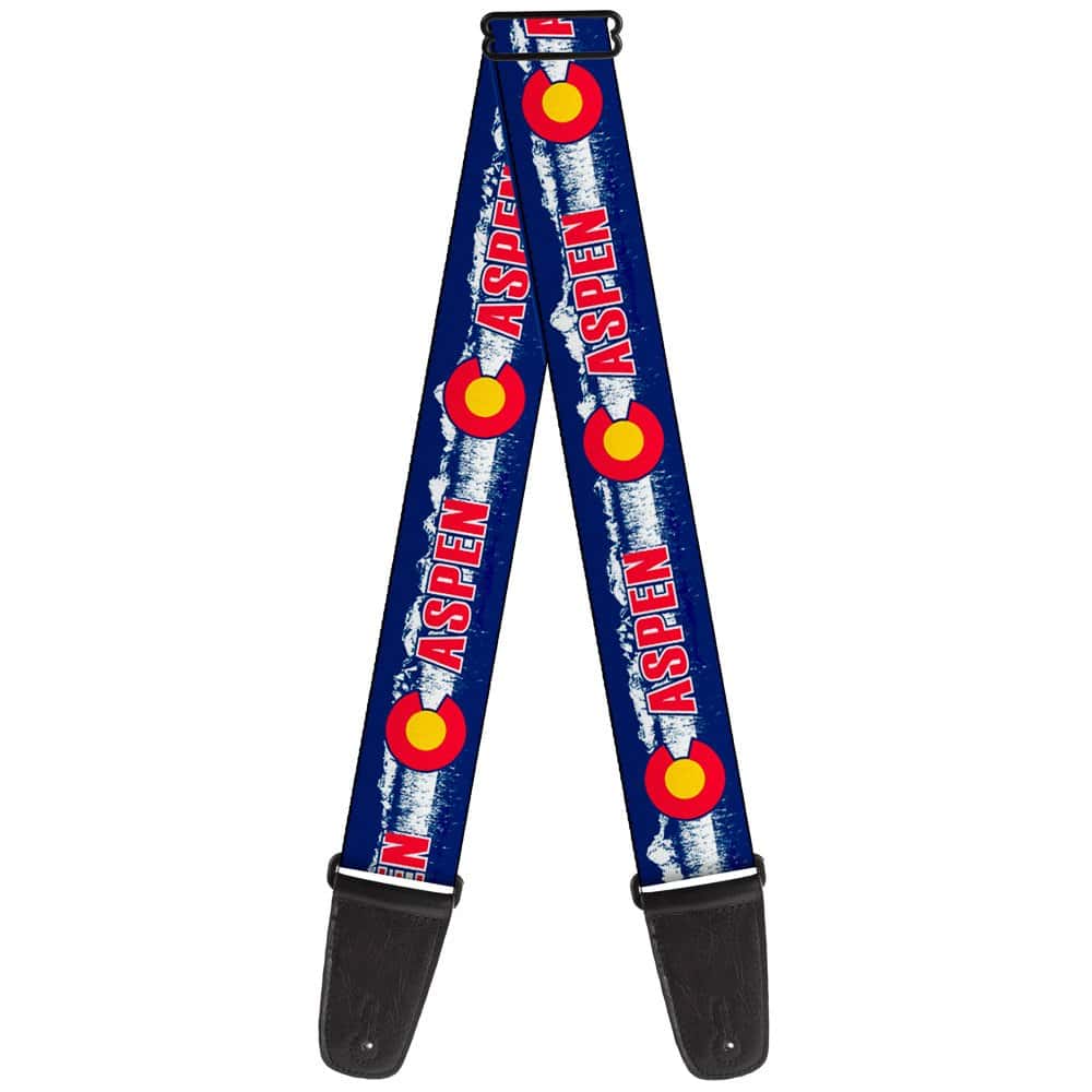 Correa de guitarra Buckle-Down Colorado Aspen Flag Snowy