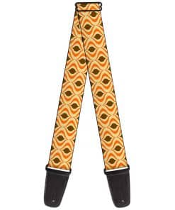 Correa de Guitarra Buckle-Down Wallpaper 1 Ogee Tan Naranja