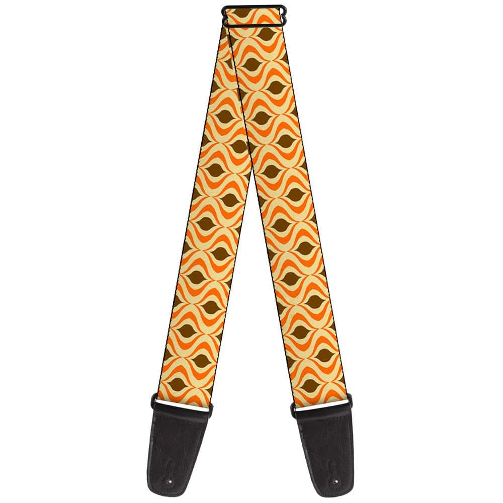 Correa de Guitarra Buckle-Down Wallpaper 1 Ogee Tan Naranja