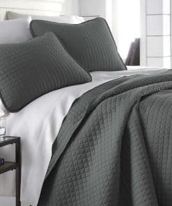 Juego de Edredón Oversized King en Gris por Southshore Fine