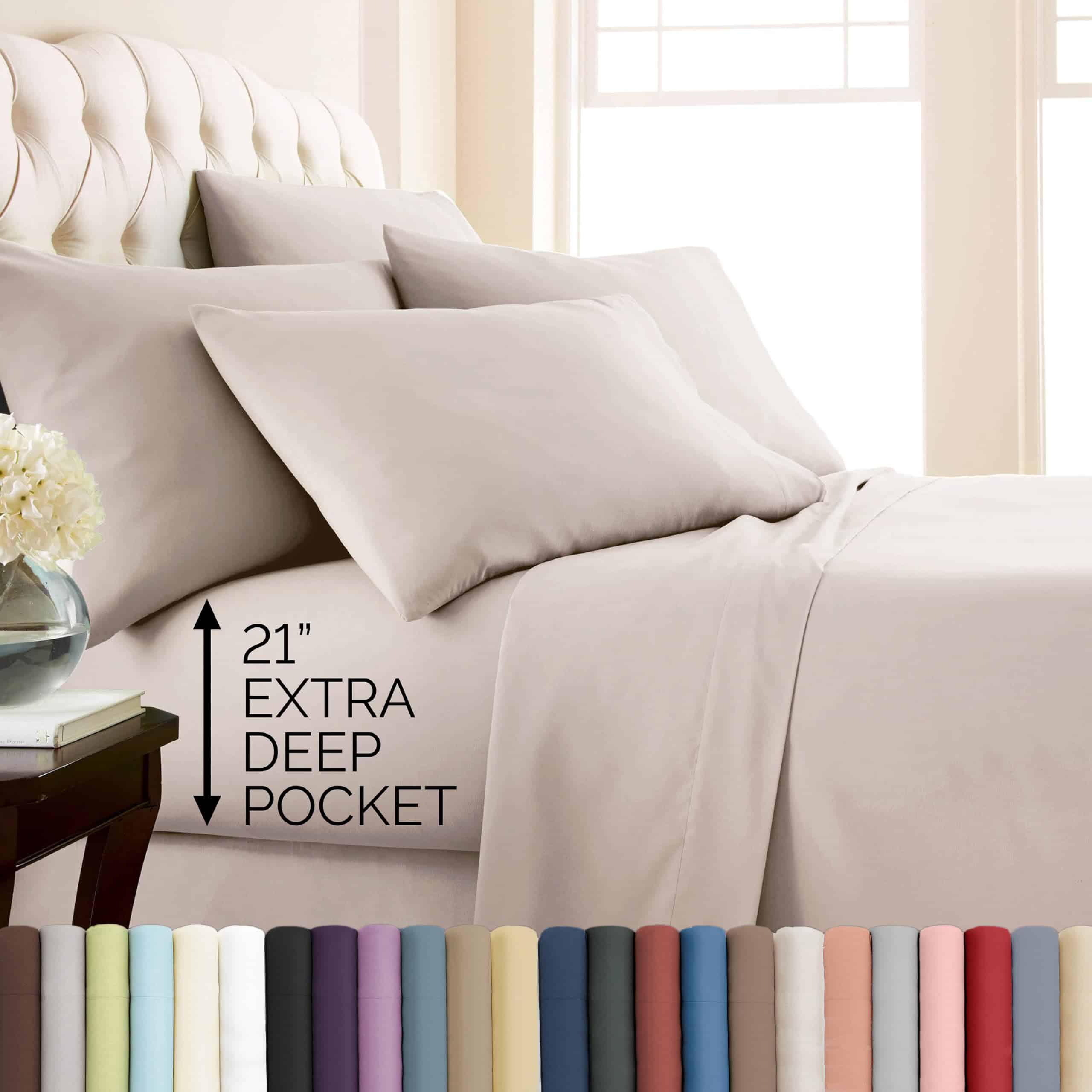 Juego de sábanas de 6 piezas Southshore de lujo, con