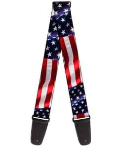 Correa de guitarra Buckle-Down Bandera Americana Primer