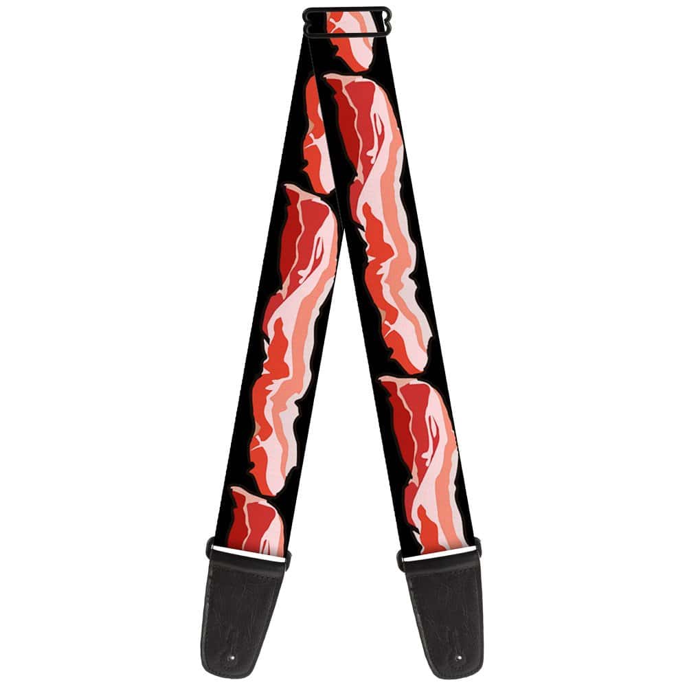 Correa de Guitarra Buckle-Down Bacon 2 Pulgadas de Ancho