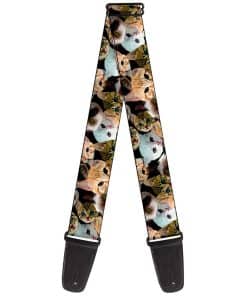 Correa para Guitarra Buckle-Down Caras de Gatito Dispersas