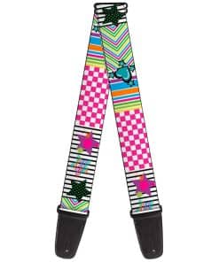 Correa de guitarra con patrones de íconos Buckle-Down 2