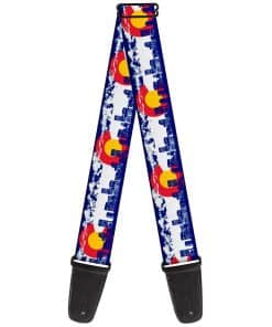 Correa de guitarra Buckle-Down Colorado Skyline Mountains 2