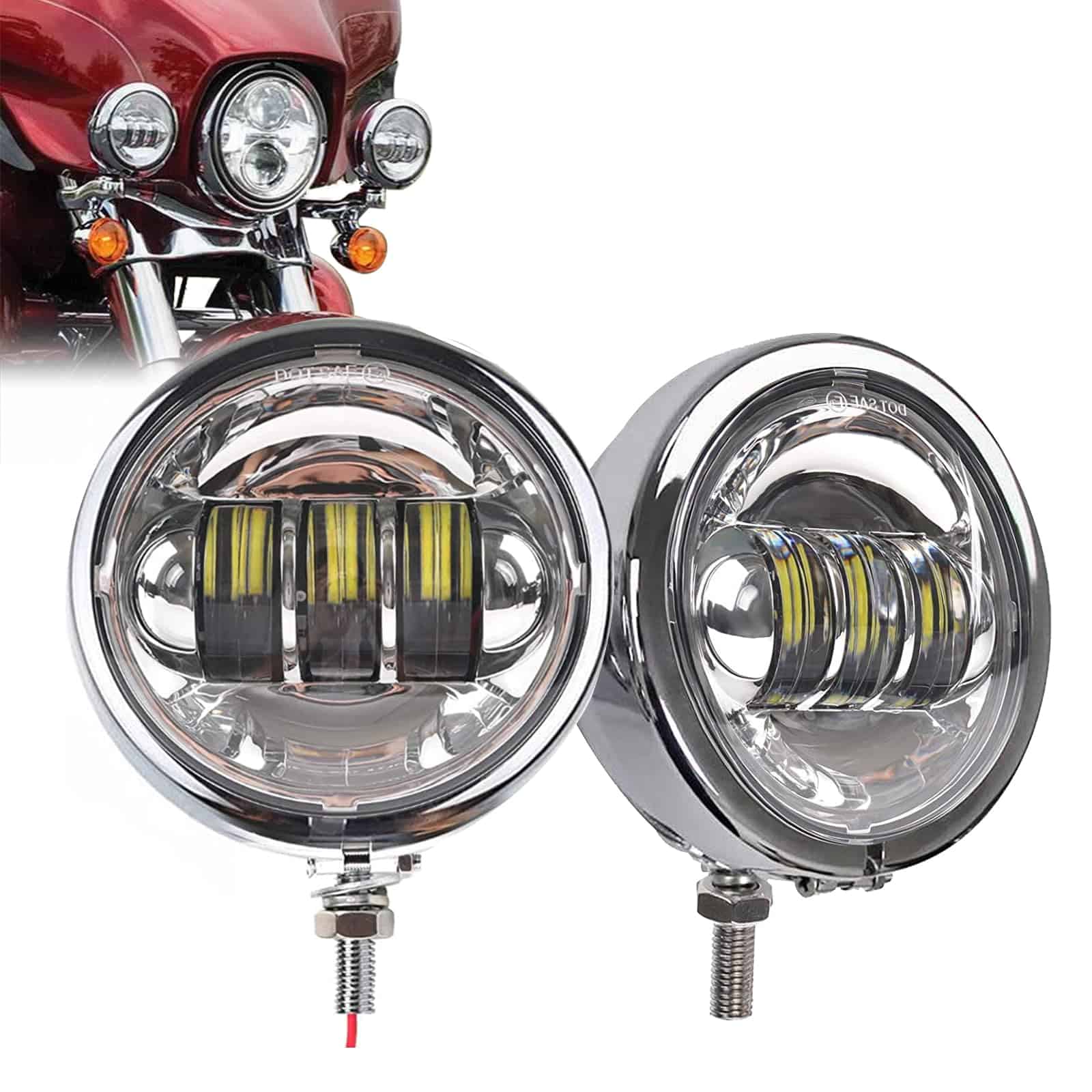 Luces LED de Niebla para Motocicleta SKTYANTS de 4.5