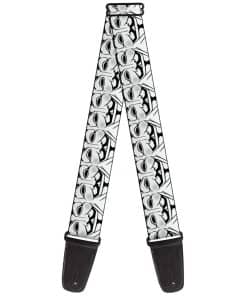 Correa de guitarra Buckle-Down Cara Anónima Primer Plano