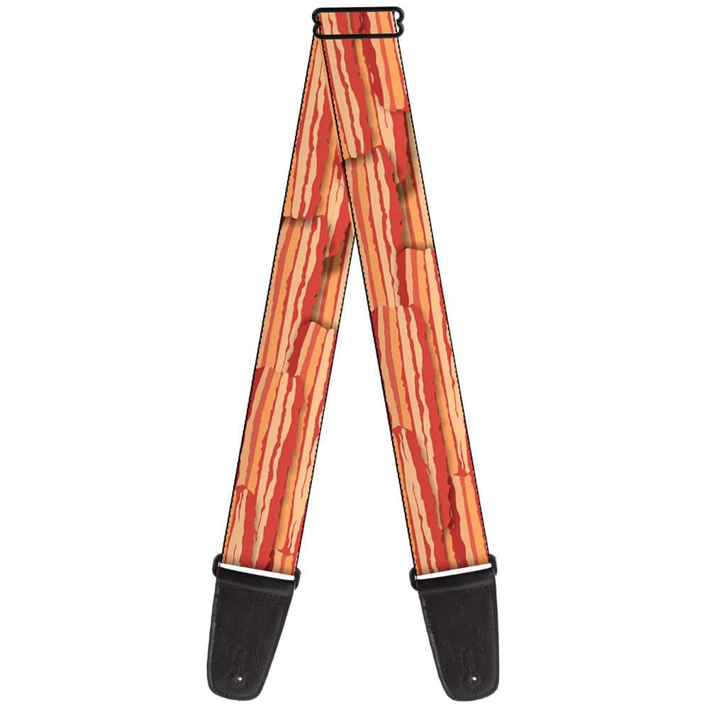 Correa de Guitarra Buckle-Down Bacon Apilado de 2 Pulgadas
