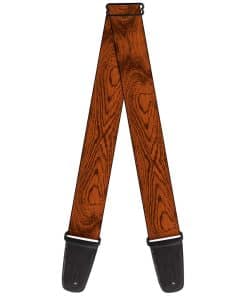 Correa de Guitarra Buckle-Down Madera de Cerezo Grano 2