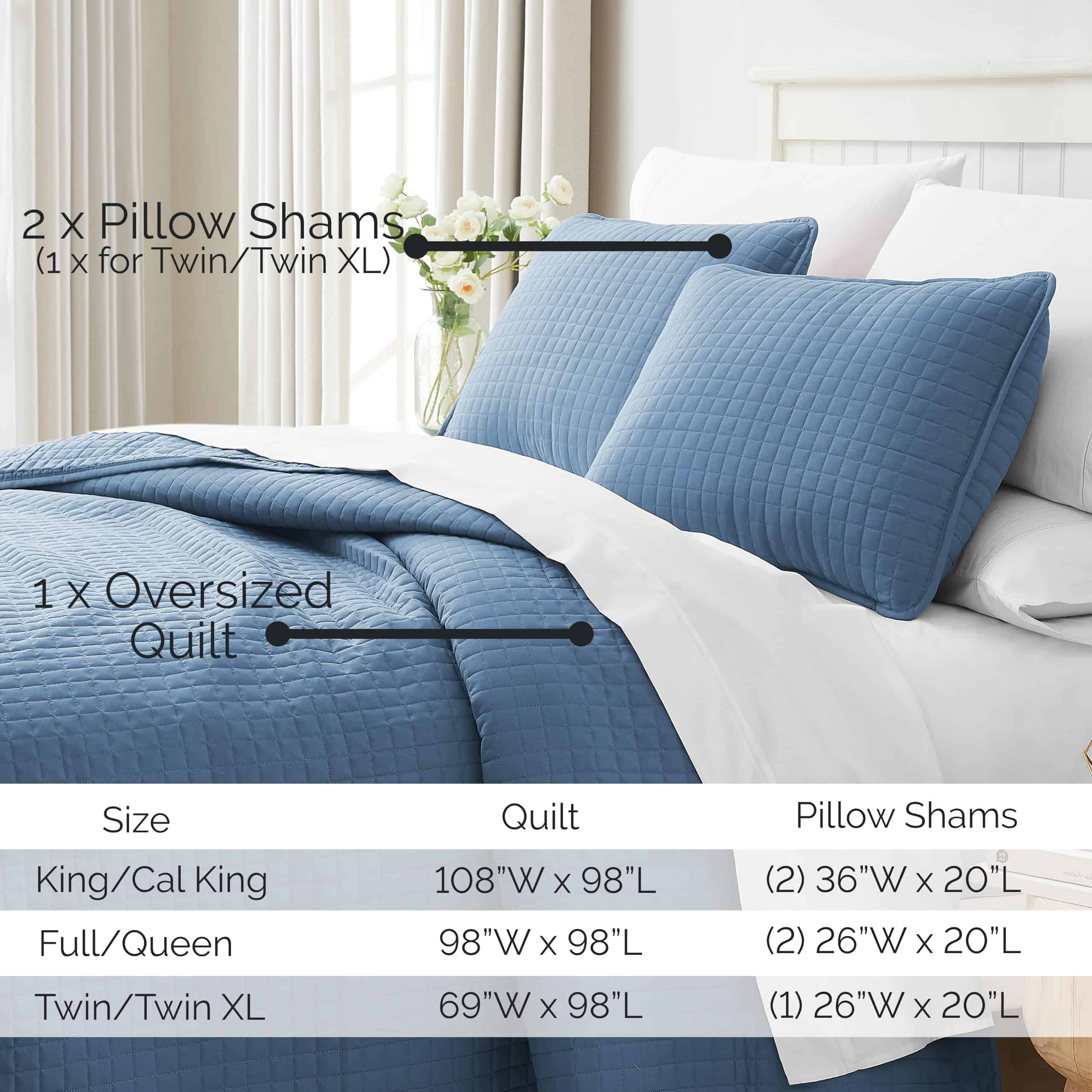 Set de Ropa de Cama de Colcha Queen Southshore Fine Living, - Imagen 5