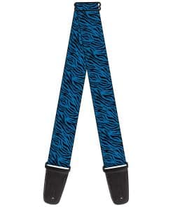 Correa de Guitarra Buckle-Down Zebra 2 Turquesa 2 Pulgadas