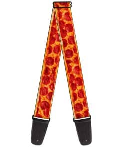 Correa de Guitarra Buckle-Down Pepperoni Pizza Crust Vivid