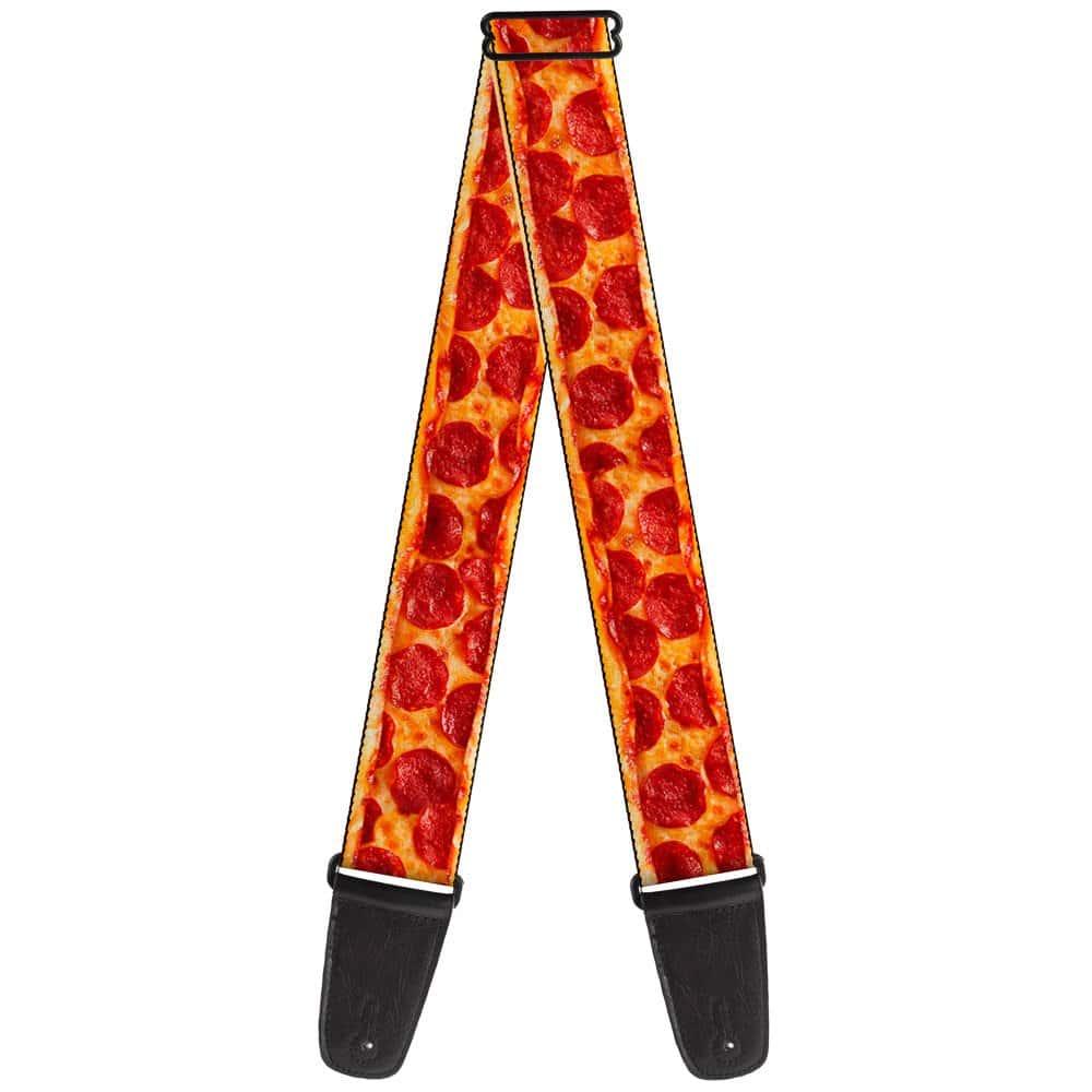 Correa de Guitarra Buckle-Down Pepperoni Pizza Crust Vivid