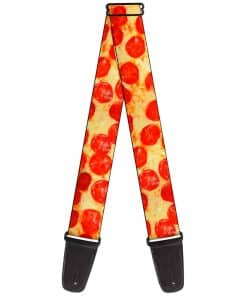 Correa de Guitarra Buckle-Down Pepperoni Pizza Vívida de 2
