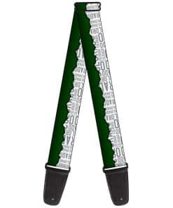 Correa de guitarra Buckle-Down Colorado Mountains Blanco