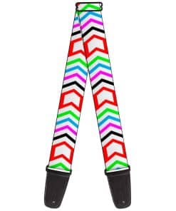 Correa de guitarra Buckle-Down Flechas Blanco Multicolor 2