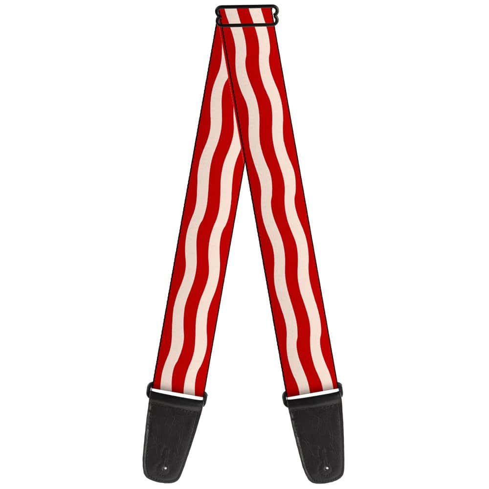 Correa de Guitarra Buckle-Down Bacon Stripe de 2 Pulgadas