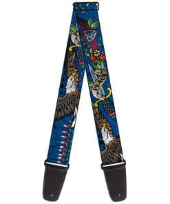 Correa de guitarra Buckle-Down Truth And Justice Azul 2