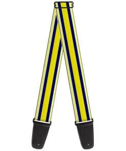 Correa de guitarra Buckle-Down Rayas Amarillo Claro Azul