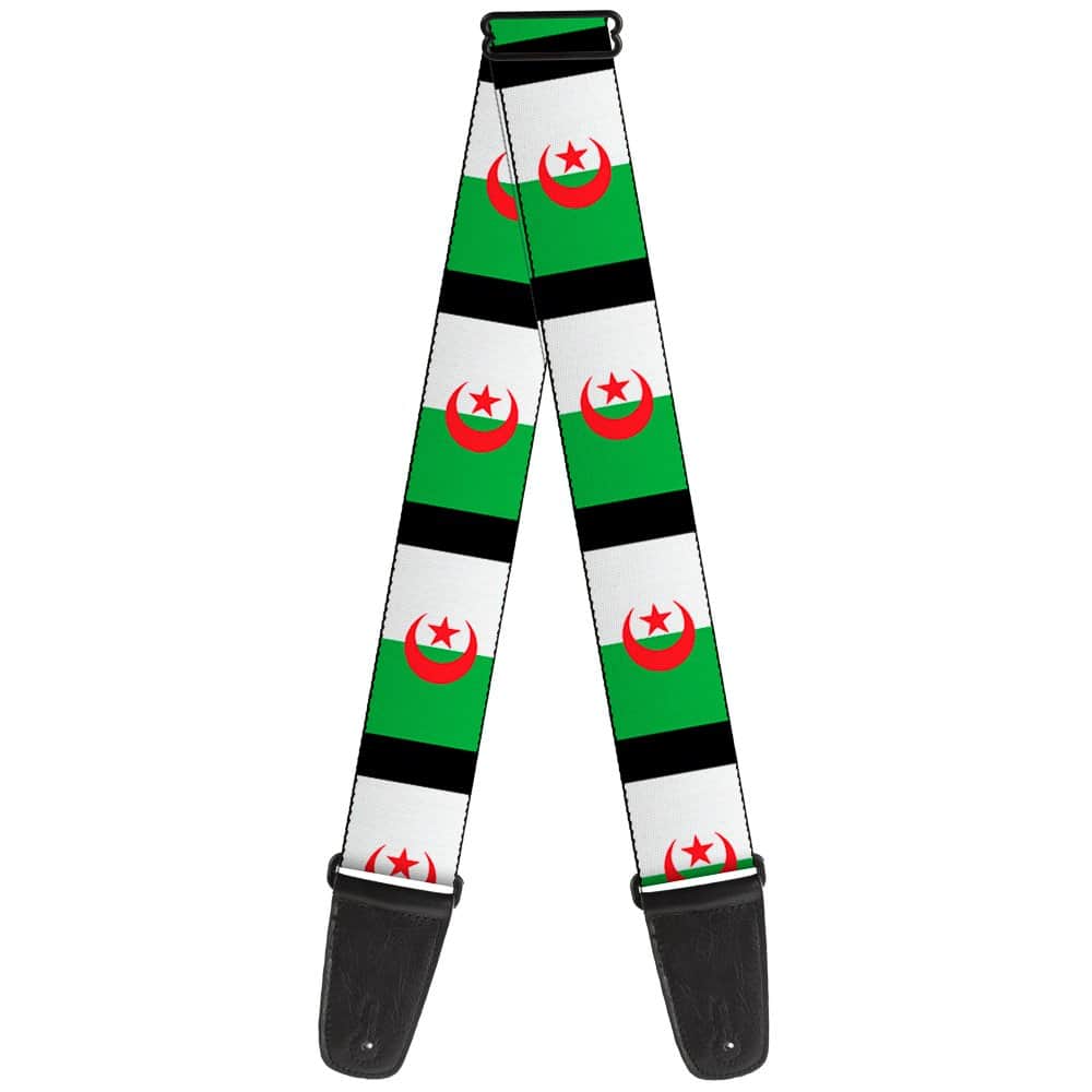 Correa de Guitarra con Banderas de Argelia de Buckle-Down