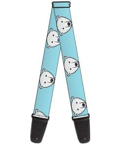 Correa de guitarra Buckle-Down Oso Polar Baby Blue 2