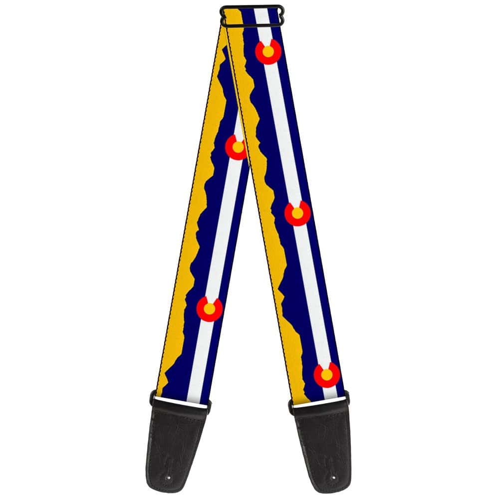 Correa de guitarra Buckle-Down Colorado Flag Mountain