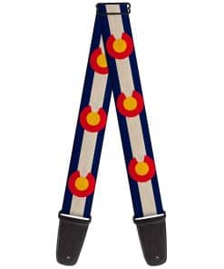 Correa de guitarra Buckle-Down Colorado - de ancho