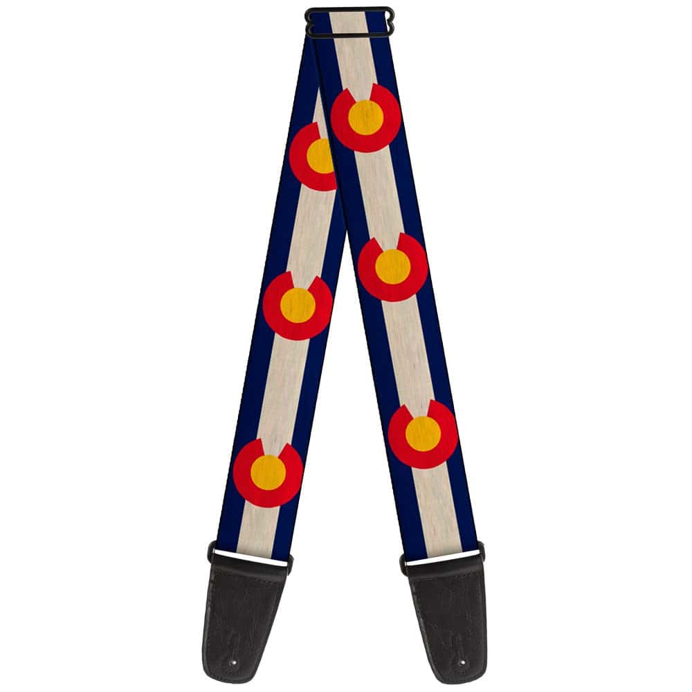 Correa de guitarra Buckle-Down Colorado - de ancho