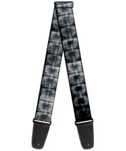 Correa para guitarra Spinal X Ray negra y blanca de 2