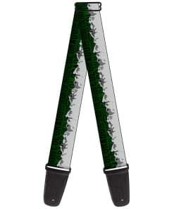 Correa para guitarra Buckle-Down Colorado Mountains Verde