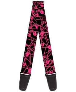 Correa para Guitarra con Alfileres de Seguridad Black