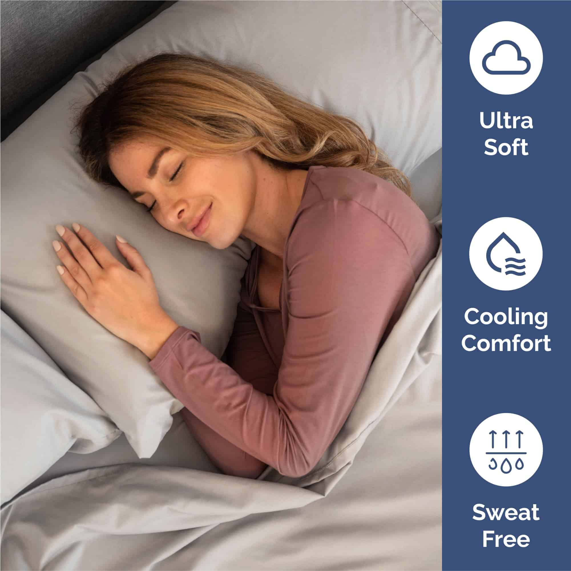 Juego de sábanas de tamaño King - Suaves y frescas sábanas - Imagen 5