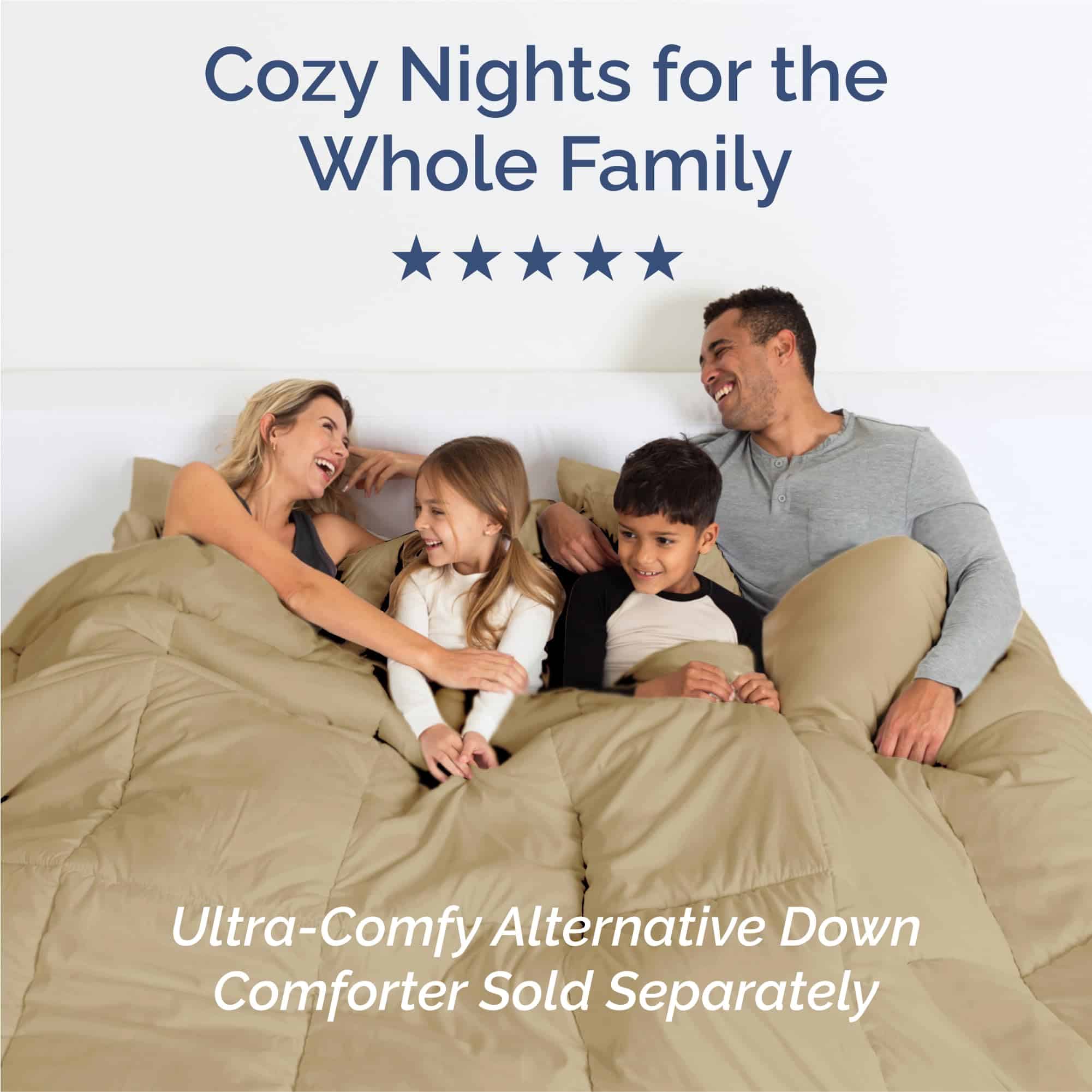 Juego de sábanas King Size de 4 piezas - Suaves, -Beige - Imagen 9