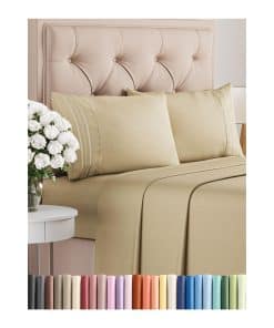 Juego de sábanas completo de 4 piezas - Juego de sábanas