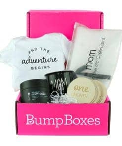 Caja de regalo para el tercer trimestre del embarazo Bump