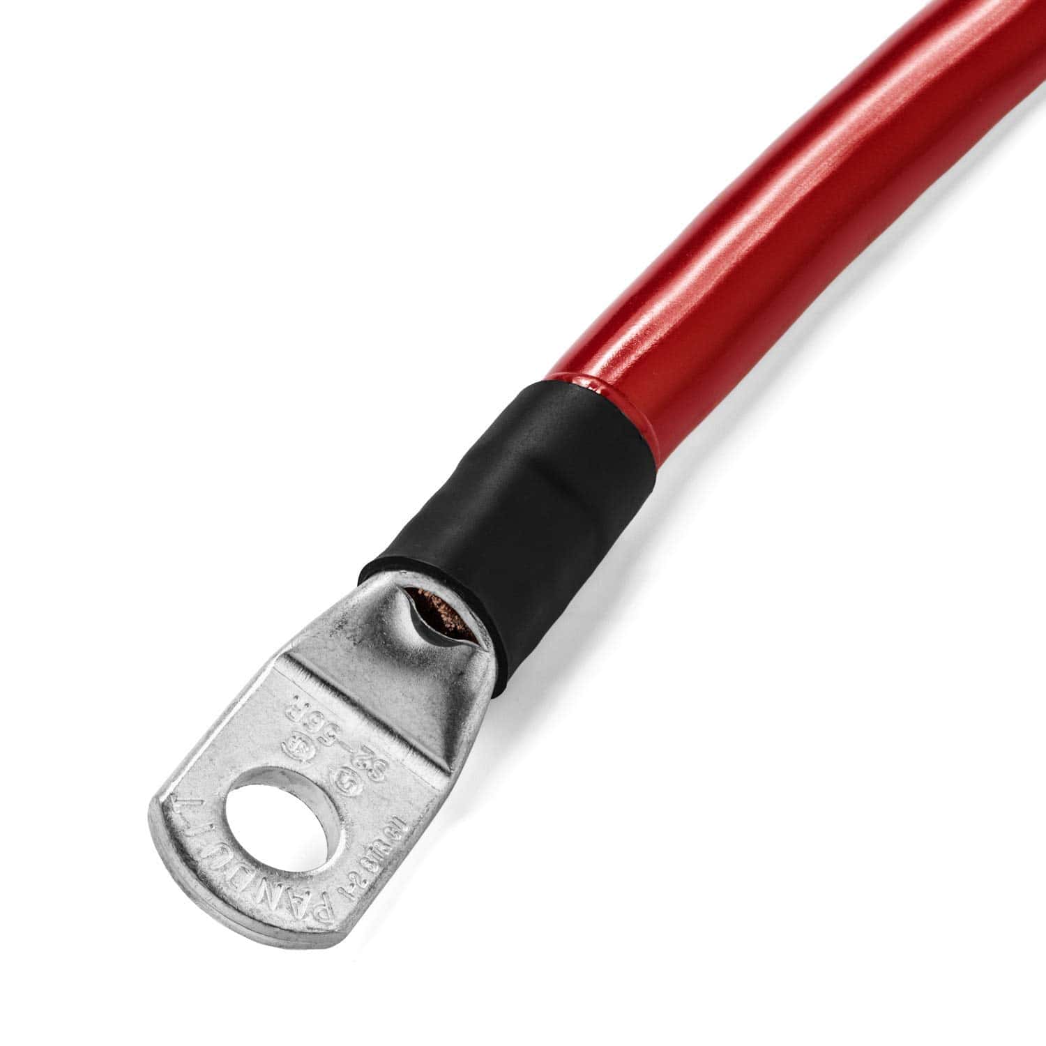 Cable de batería Spartan Power Rojo de 8 pies 2/0 AWG,