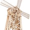 Kit de modelo de molino de viento de Wood Trick para armar