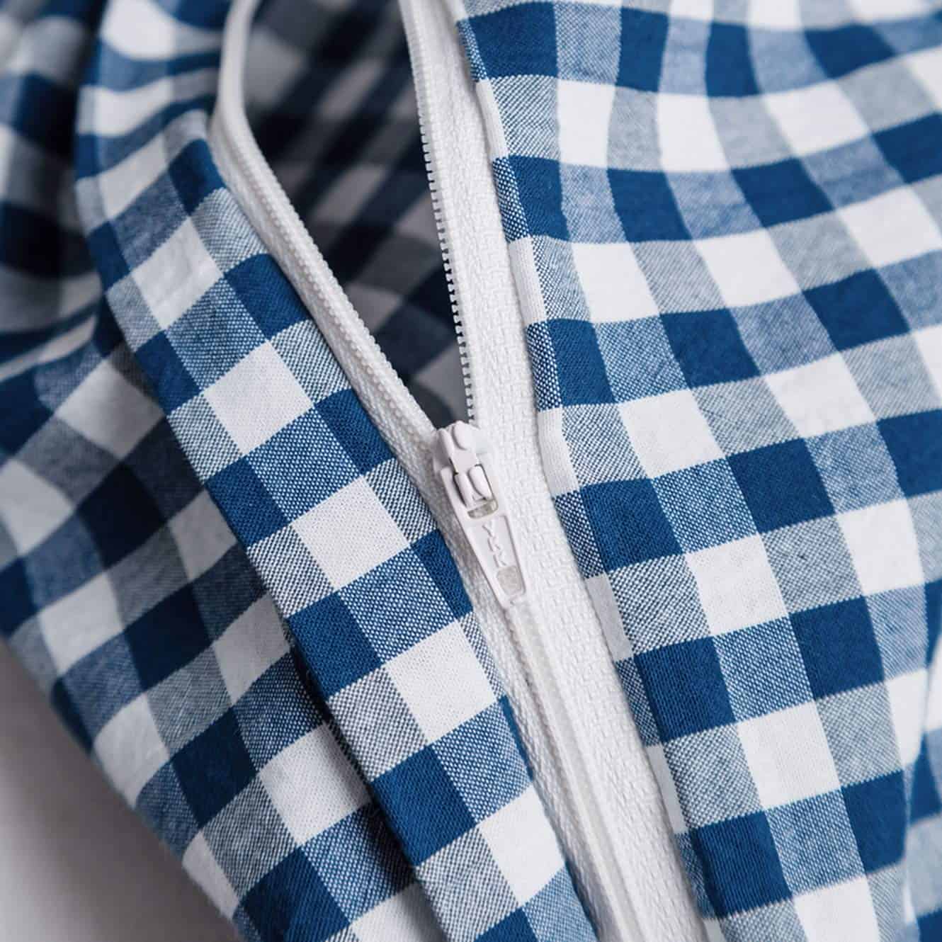 SUSYBAO Juego de Funda de Edredón Cuadros Azul Rey Tamaño - Imagen 4