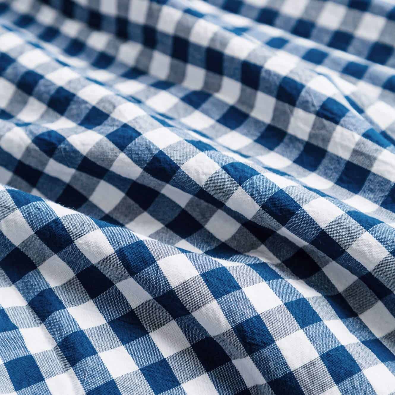 SUSYBAO Juego de Funda de Edredón Cuadros Azul Rey Tamaño - Imagen 8