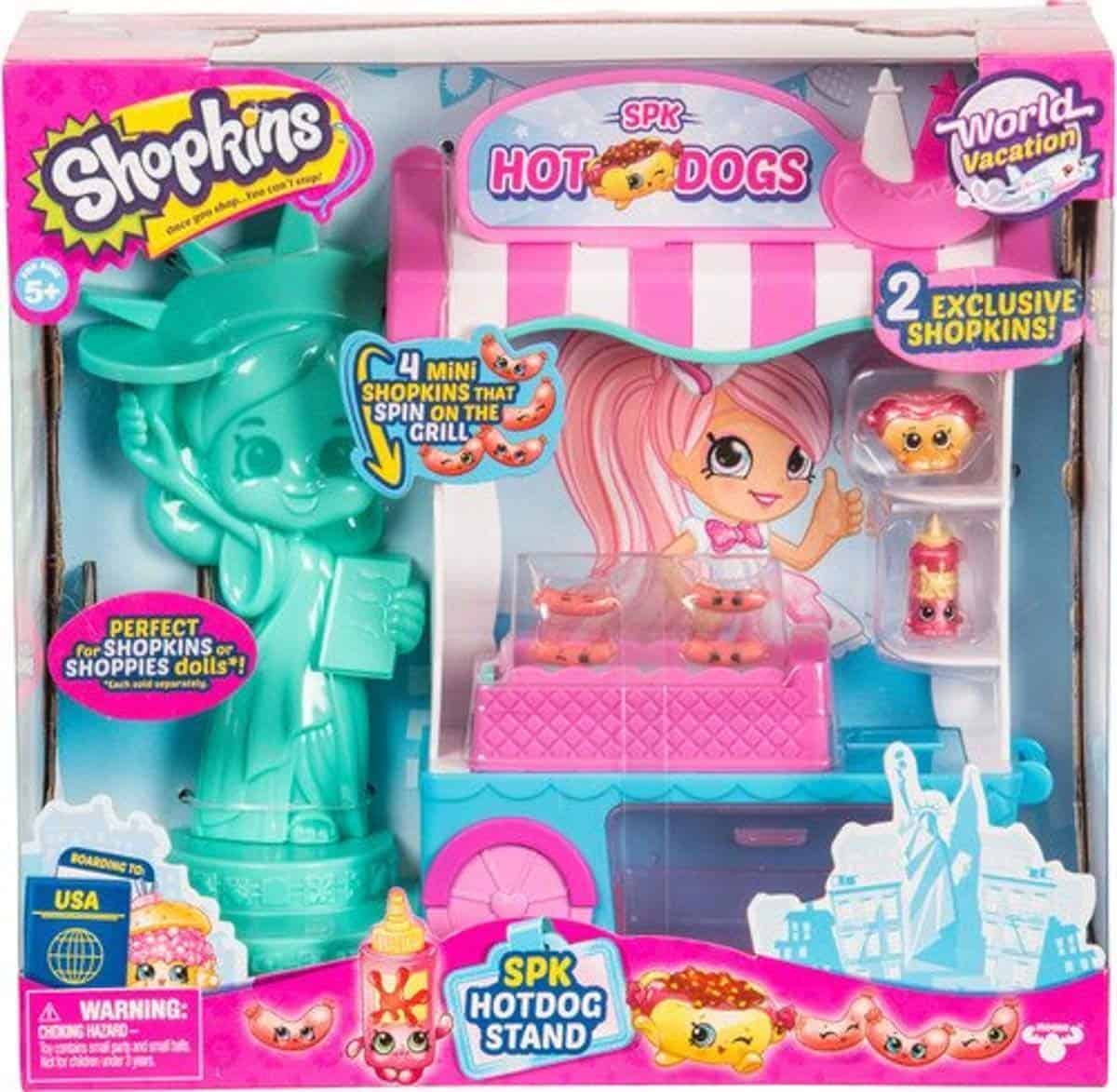 Set de Juego del Carrito de Perritos Calientes de Shopkins