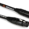 Cable de Micrófono XLR de la Serie Negra de Roland, 50 Pies