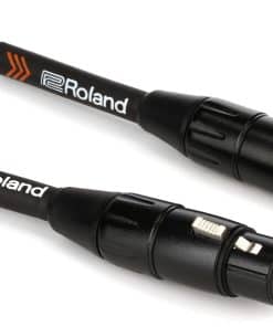 Cable de Micrófono XLR de la Serie Negra de Roland, 50 Pies