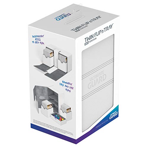 Ultimate Guard Flip 'n' Tray 160+, Estuche -Blanco/Gris - Imagen 9